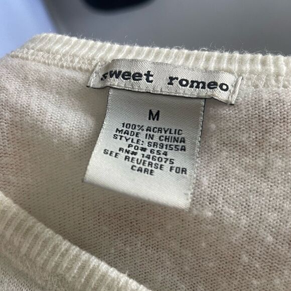 Sweet Romeo Cream Sweater - Picture 3 of 5